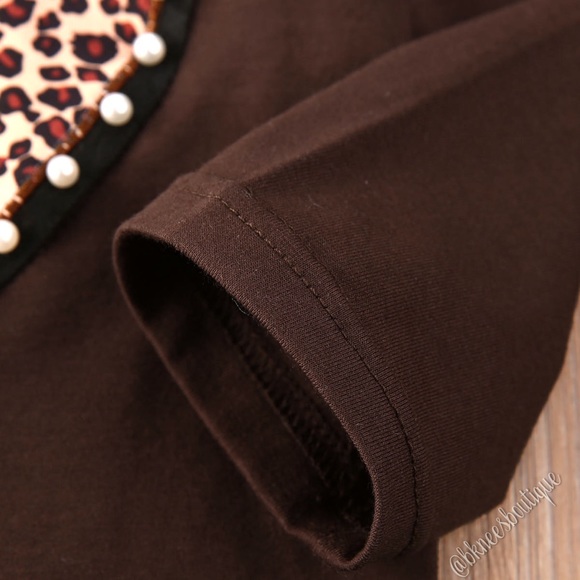 Babygirl Cheetah Leather Rockstar Boutique Set - Picture 3 of 6